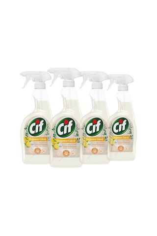 Cif Sprey Temizleyici Doğanın Gücü Mutfak Limon & Karbonat 4 x 750 ML