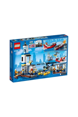 LEGO City 60308 Seaside Police And Fire Mission 297 Parça