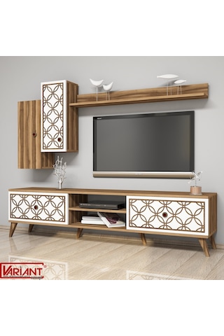 Variant Class Tv Ünitesi Ceviz - Beyaz