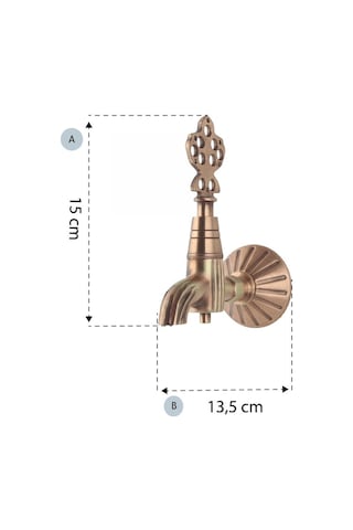 FKN LPD İkili Bakır Osmanlı Musluk