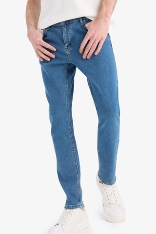 Defacto Sergio Regular Fit Normal Kalıp Normal Bel Boru Paça Jean Pantolon E7024ax25spnm28 Mavi