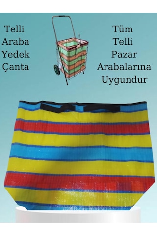 Telli Pazar Arabası Yedek Çanta