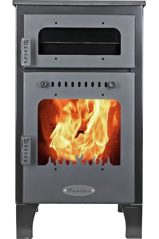 Jupiter Fırınlı Pelet&odun Sobası Kuru Sistem Çam Peleti 10kw.