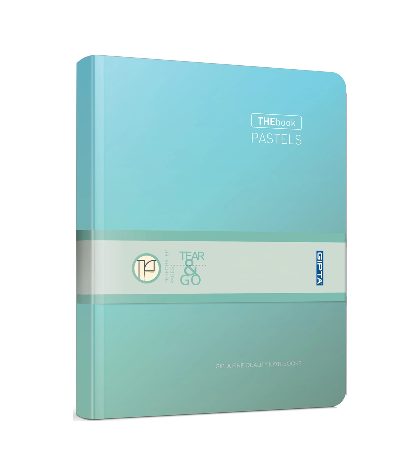 The Book Pastel 20x28 400 Yaprak 4 Bölmeli Sert Kapak Ciltli Defter 3486 Kareli Pastel Açık Yeşil Pastel Açık Yeşil