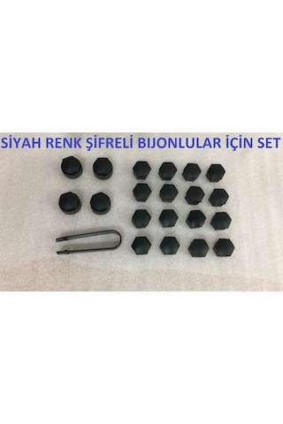 Audi A1 A3 A4 A5 A6 Q3 Q5 Q7 / Bijon Kapagi 20 Adet Set Siyah Gri 312719928