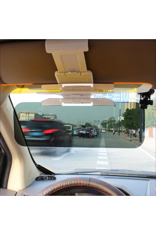 Techtic 2in1 Hd Vizör Araç İçi Güneş Işığı Önleyici Gece&GünDüz