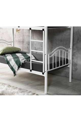 Mobilyabazari Beray Tek Kişilik Ferforje Metal Ranza 90 x 190 CM
