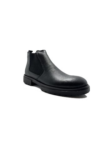 Tema Siyah Hakiki Deri Erkek Chelsea Bot Siyah