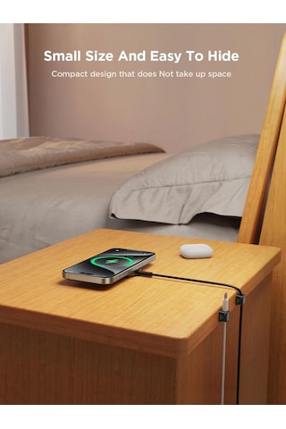 Joyroom Zs368 Premium Magnetik Kablo Düzenleyici Organizer 3 Adet Beyaz