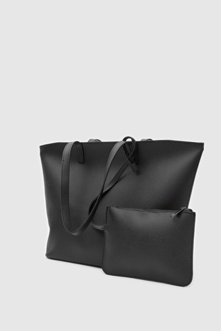 Shule Bags Carrie Cüzdanlı Omuz Çantası Siyah Siyah