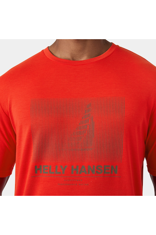 Helly Hansen Hp Race Graphic Erkek T-shirt-32457 Kırmızı