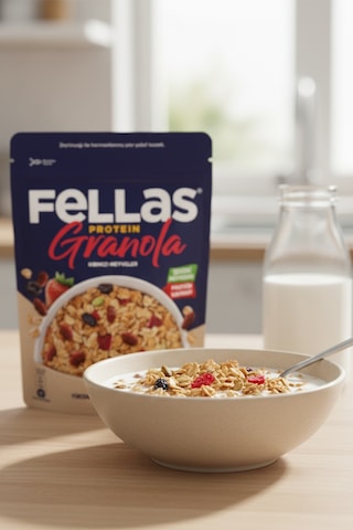 Fellas Protein Granola - Kırmızı Meyveler 270 G 3'lü Paket