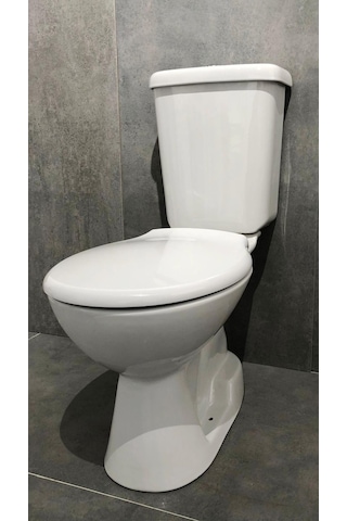 Creavit Pitta Alttan Çıkışlı Klozet Seti 4 Parça Basic Pp Kapak