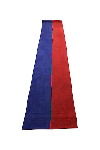 Kilim Antik El Dokuma Yün Dekorluk Yolluk Anadolu Yörük Kilimi 0074 - Yeni - Çok Renkli