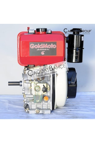 Goldmoto Gm186Fae-B Dizel Motor 10 Hp Marşlı Krank Mili Kamalı
