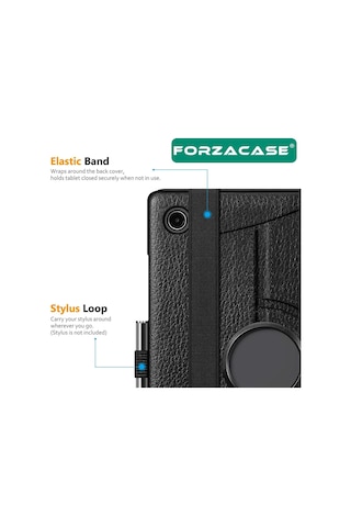 Forzacase Samsung Galaxy Tab A11 8.7 İnch X130 İle Uyumlu 360 Derece Döner Standlı Kılıf - Fc012 Dönerli Kılıf