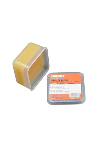 Jakemy JM-SW03 Porfesyonel Lehimleme Asitsiz Lehim Pastası Krem Flux 50gr