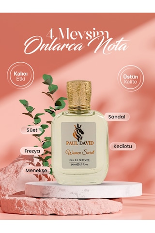 K-195 Çiçek Odunsu Parfüm Uzun Süre Kalıcı 50ml Amber