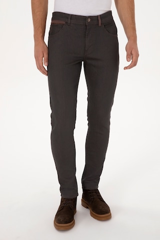 U.S. Polo Assn. Erkek Kahverengi Slim Fit Jean Pantolon 50310320-VR221
