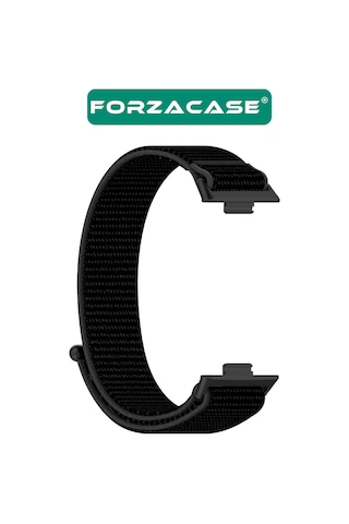 Forzacase Huawei Watch Fit 3 İle Uyumlu Hasır Örgü Cırtlı Kordon Kayış - Fc1056