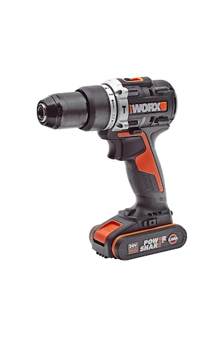 Worx WX352 20V 2Ah Li-ion Çift Akülü Kömürsüz Profesyonel Darbeli Matkap Vidalama