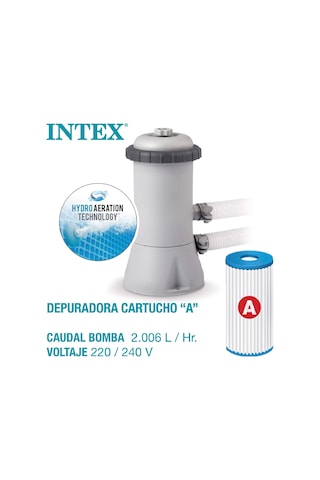 İntex 26790 Dikdörtgen Prefabrik Aile Havuzu 400x200x122cm Merdiven Ve 220v Filitreli Set