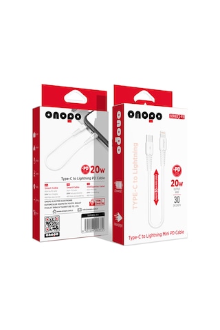 Type-c To Lightning Mini Pd 20w Hızlı Şarj Ve Data Kablosu 30cm