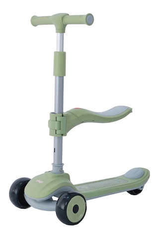Prego Bluetooth Özellikli Işıklı Katlanabilir Nitro Scooter Yeşil