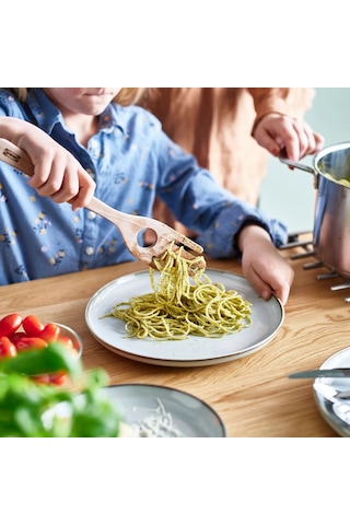 Ikea Strålfena Spagetti Servis Kaşığı 30 Cm Kahverengi