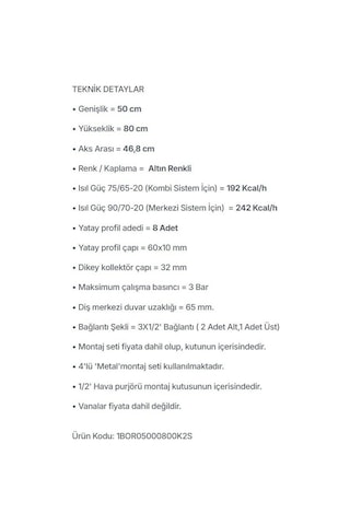 Radiva - Bora Bora Dekoratif Havlupan 500x800 Altın Renkli - 1bor05000800k2s-