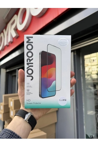 İphone 16 6.1 Hd Kırılmaz Cam Tam Kaplayan Ekran Koruyucu Çok Renkli
