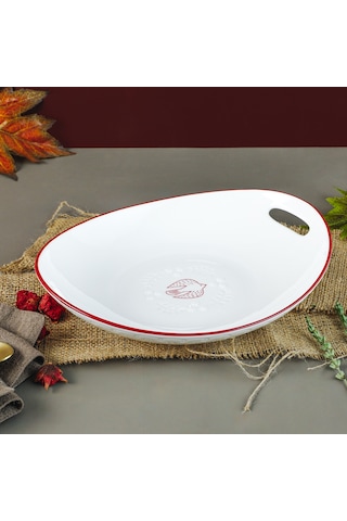 Aryıldız Red Bird Derin Sunum Tabağı 28 Cm Çok Renkli