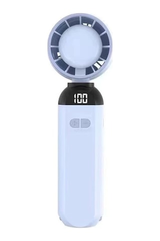 Şarjlı El Fanı 12000rpm 0-120 Hız Ayarı Masaüstü Vantilatör Mini Fan