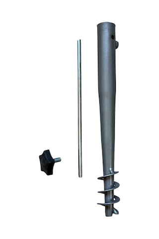 Şemsiye Kazığı Aparatı 44 CM Gri