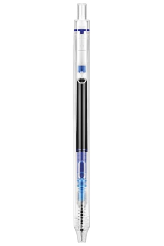 Wrıtech W-927 Basmalı Roller 0,5mm Kalem Mavi-siyah-kırmızı - 120'li Stand Ahşap