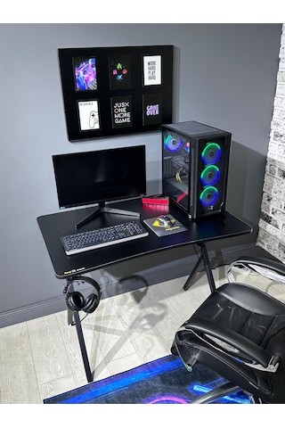Heygaming2 Profesyonel Oyuncu Masası Siyah 110 Cm Siyah