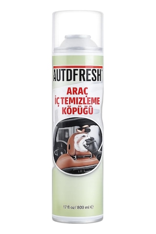 Autofresh Araç İç Temizleme Köpüğü 500 Ml Oto Koltuk, Tavan, Torpido, Kumaş Ve Deri İçin Profesyonel Temiz