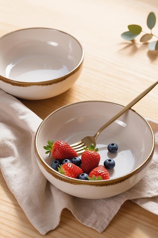 Straw Kera Salata Kasesi 18 Cm 2 Adet