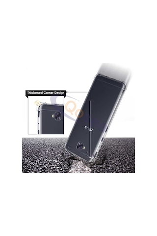 Asus Zenfone 4 Selfie Zd553Kl Kılıf Şeffaf Nitro Anti Shock Kapak Renksiz