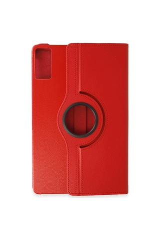 Xiaomi Redmi Pad Kılıf 360 Tablet Deri Kılıf - Kırmızı - 100 Diğer