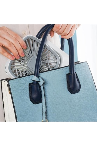 1200 Ma El Fan, Sessiz Rüzgar Gücü Basit Plastik Taşınabilir Fan 33ıt3j Beyaz