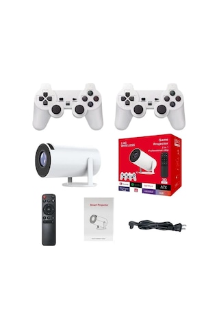 4k Android Oyun Konsollu Taşınabilir Ultra Hd Lcd Led Projeksiyon Netflix Prime Dolby Audio Destekli-131634