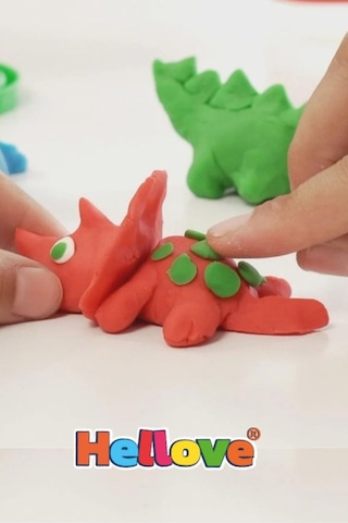 Kutulu Rengarenk Doğal Oyun Hamuru 6 Adet Oyun Hamuru Play Dough 6 X 100 Gram