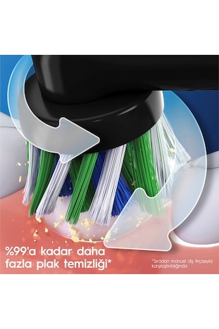 Oral-B D103 Vitality Pro Cross Action Siyah Şarjlı Diş Fırçası