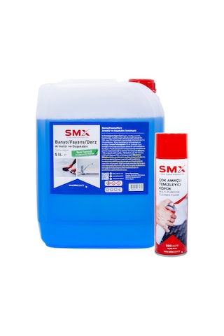 Banyo Fayans Duşa Kabin Ve Derz Temizleyici 5 Lt +çok Amaçlı Temizleyici Köpük 500 Ml