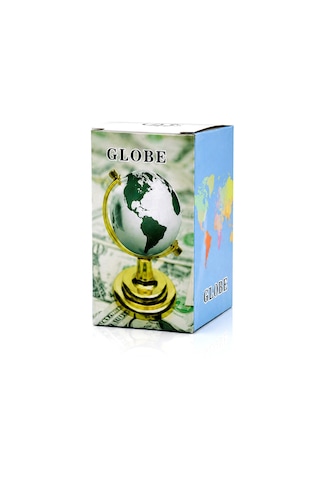 Globe Küçük Metal Dünya Biblosu - Dekoratif Süs Eşyası 5250