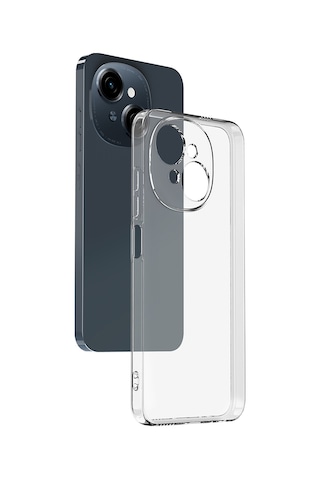 Tecno Spark Go 1 2025 Kılıf Şeffaf Silikon Hibrit Case Kapak Şeffaf