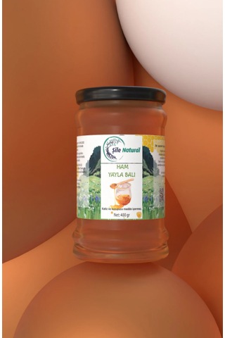 Yayla Balı Cam Kavanoz 400 Gr - %100 Doğal Ham Yayla Balı