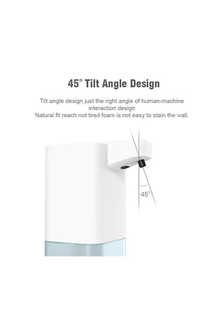 Ulzyvf Otomatik Endüktif Köpük Sabunluk Usb Şarjlı Beyaz El Yıkama Aparatı Beyaz