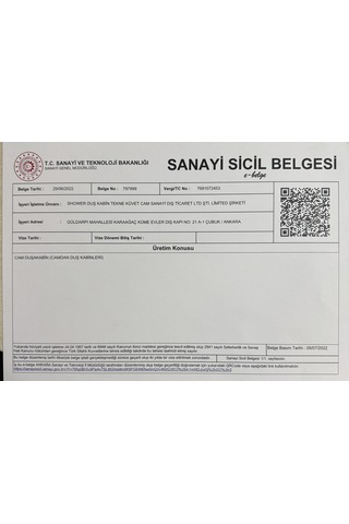 Bronz Oval Lüx Duşakabin Yükseklik 190 Cm Bronz